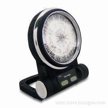 Multifunction Emergency Light with Warning/SOS Including Horn Functions, Measures 175 x 150 x 58mm